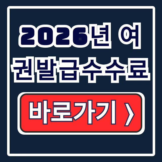 2026년 여권발급수수료 유형별 가격 인상 총정리 2026년 여권발급수수료 유형별 가격 인상 총정리