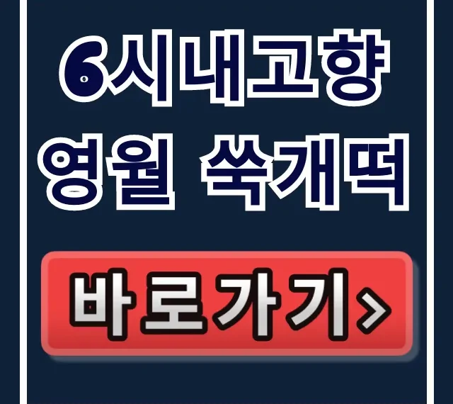 6시내고향 영월 쑥개떡 택배 스마트스토어 총정리