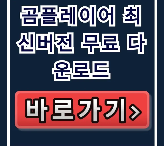 곰플레이어 최신버전 무료 다운로드! PC 설치 꿀팁 곰플레이어 최신버전 무료 다운로드! PC 설치 꿀팁