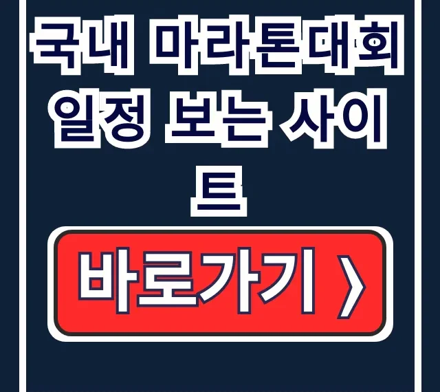 국내 마라톤대회 일정 보는 사이트, 마라톤 찾기 꿀팁 국내 마라톤대회 일정 보는 사이트, 마라톤 찾기 꿀팁