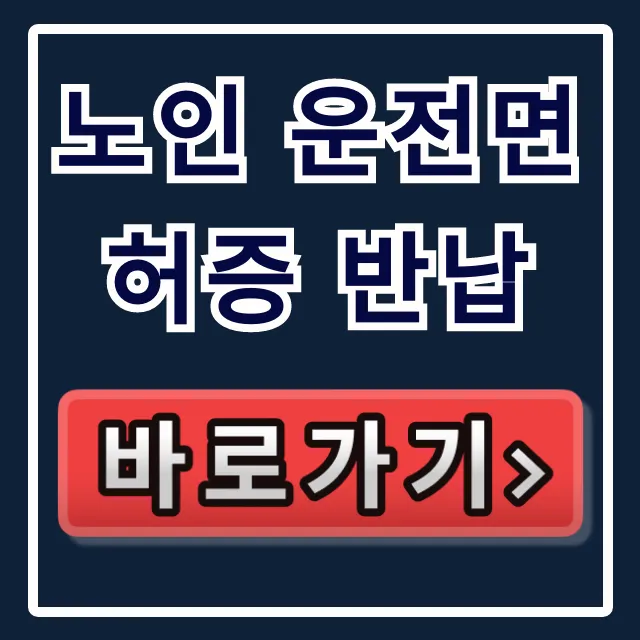 노인 운전면허증 반납: 혜택부터 신청 방법까지 총정리 노인 운전면허증 반납: 혜택부터 신청 방법까지 총정리