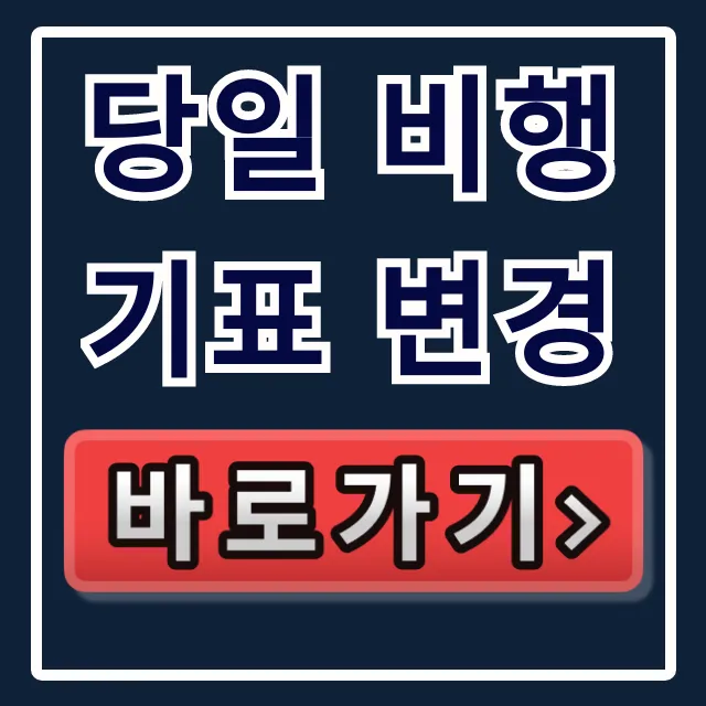당일 비행기표 변경 완벽 가이드 (수수료 절약 꿀팁) 당일 비행기표 변경 완벽 가이드 (수수료 절약 꿀팁)