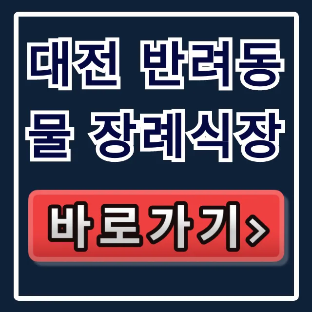 대전 반려동물 장례식장: 비용, 절차, 추천 완벽 가이드