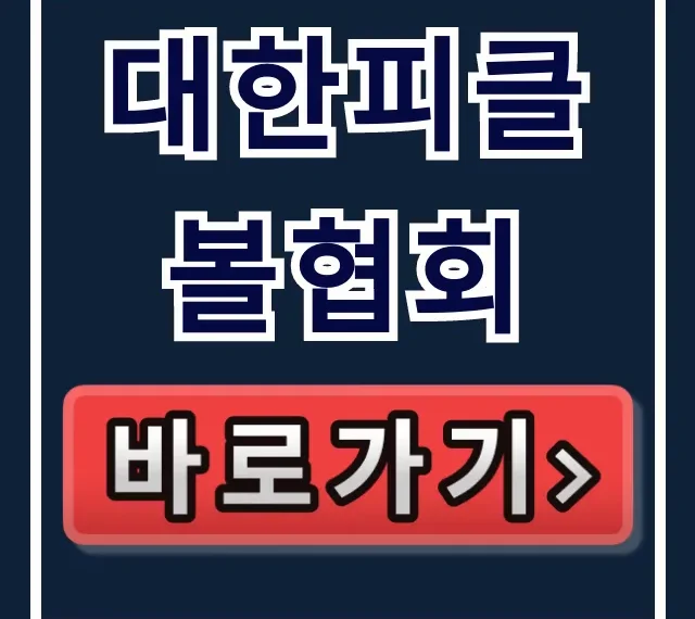 대한피클볼협회 피클볼 규칙과 대회 일정 완벽 가이드 대한피클볼협회 피클볼 규칙과 대회 일정 완벽 가이드