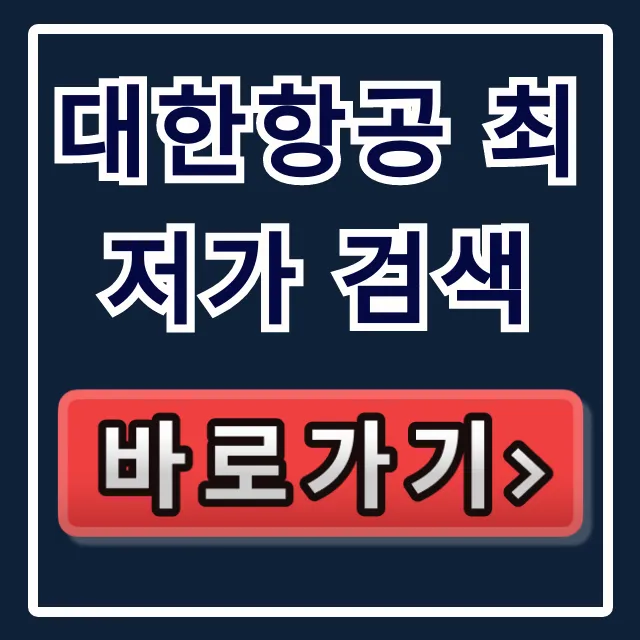 대한항공 최저가 검색, 딱 3가지 예약 꿀팁! 대한항공 최저가 검색, 딱 3가지 예약 꿀팁!
