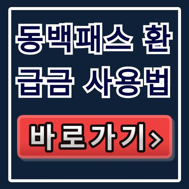 동백패스 환급금 사용법: 동백전 환급 구조 완벽 가이드 동백패스 환급금 사용법: 동백전 환급 구조 완벽 가이드
