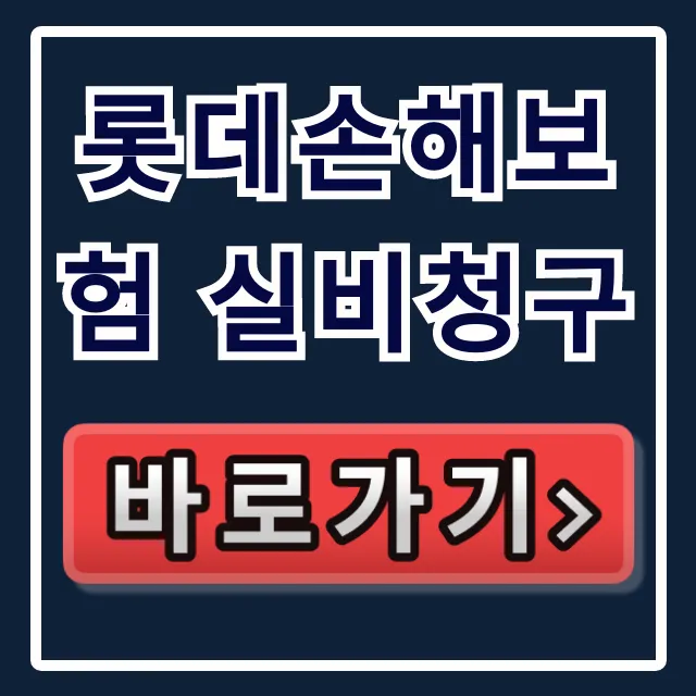 롯데손해보험 실비청구 100만원 온라인 청구 완벽 가이드 롯데손해보험 실비청구 100만원 온라인 청구 완벽 가이드