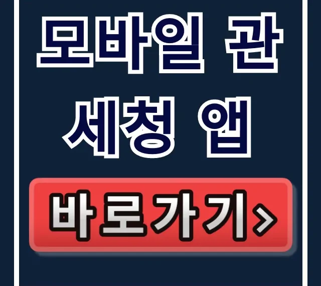 모바일 관세청 앱 설치방법 & 해외직구 꿀팁 총정리