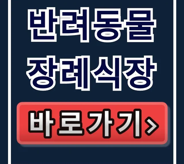 반려동물 장례식장 비용부터 내 근처까지 총정리