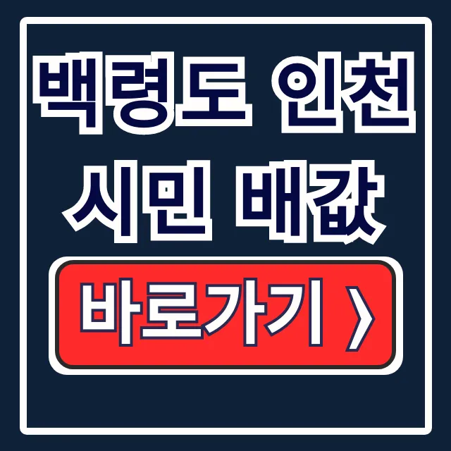 백령도 인천시민 배값: 예약 할인 요금 완벽 가이드 백령도 인천시민 배값: 예약 할인 요금 완벽 가이드