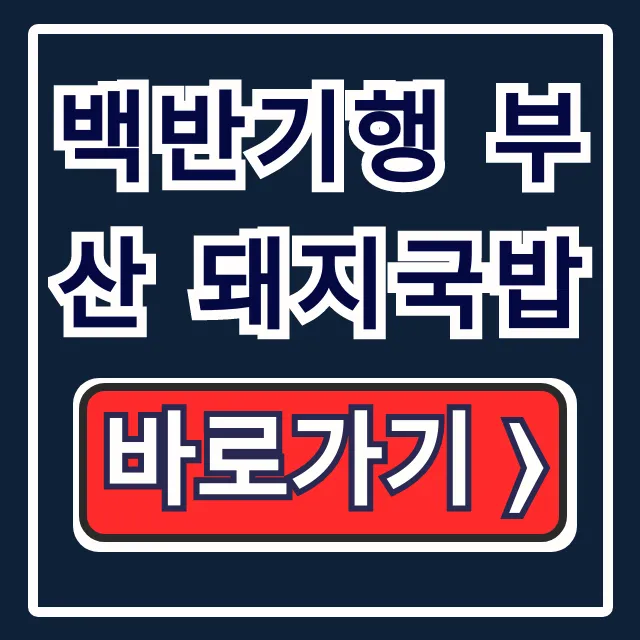 백반기행 부산 돼지국밥 허영만 고수 수육백반 위치 총정리 백반기행 부산 돼지국밥 허영만 고수 수육백반 위치 총정리