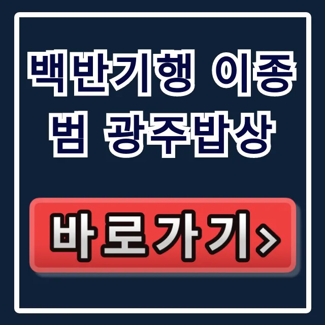 백반기행 이종범 광주밥상 애호박찌개 현지인 맛집 총정리 백반기행 이종범 광주밥상 애호박찌개 현지인 맛집 총정리