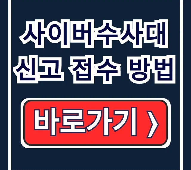 사이버수사대 신고 접수 방법, ECRM부터 처리 기간까지! 사이버수사대 신고 접수 방법, ECRM부터 처리 기간까지!