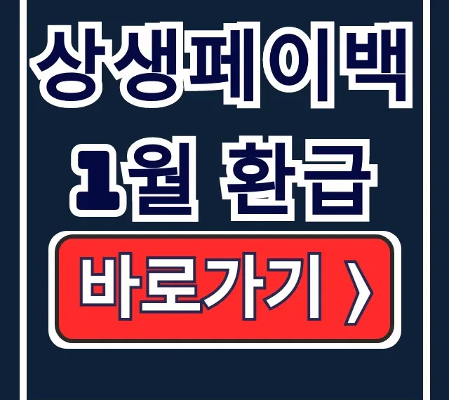 상생페이백 1월 환급: 신청·조회·사용 완벽정리 상생페이백 1월 환급: 신청·조회·사용 완벽정리