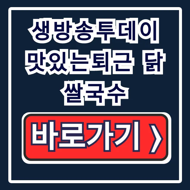 생방송투데이 맛있는퇴근 닭쌀국수 성수동 안홍마오 총정리