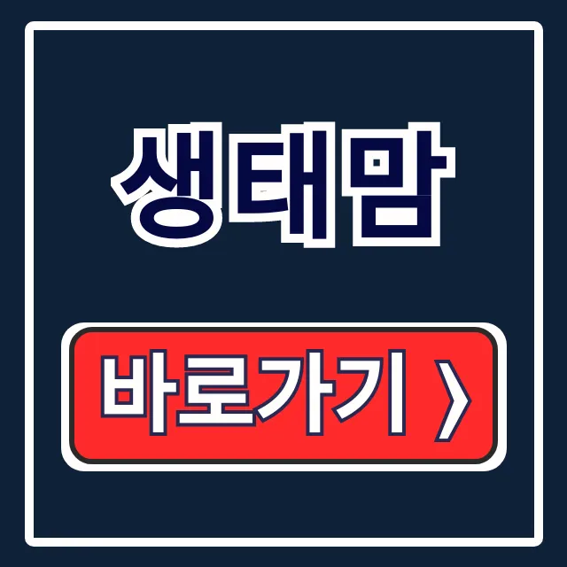 생태맘과 황창연의 냄새없는청국장 유기농김치