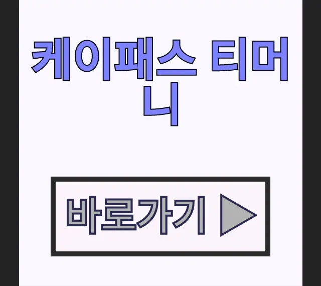 아이폰 티머니도 되는 케이패스 티머니 사용 방법 및 혜택 아이폰 티머니도 되는 케이패스 티머니 사용 방법 및 혜택