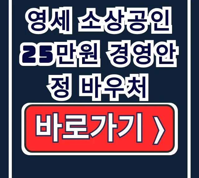 영세 소상공인 25만원 경영안정 바우처: 신청 자격, 방법 영세 소상공인 25만원 경영안정 바우처: 신청 자격, 방법
