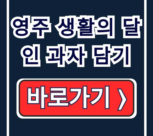 영주 생활의 달인 과자 담기! 주차·영업시간 & 꿀팁 영주 생활의 달인 과자 담기! 주차·영업시간 & 꿀팁