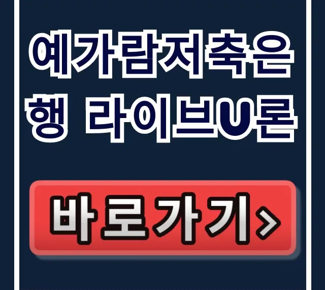 예가람저축은행 라이브U론, 부결 없이 당일 승인받는 숨은 비결!