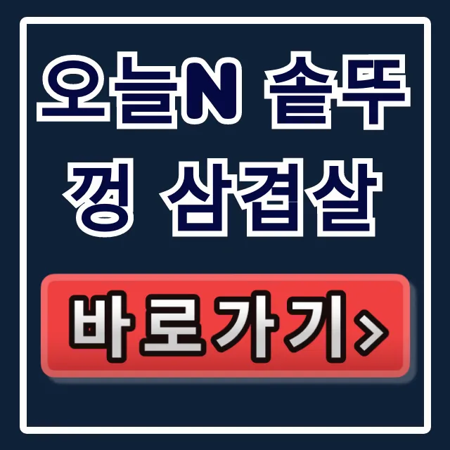 오늘N 솥뚜껑 삼겹살 상계동 보성녹돈 위치 총정리