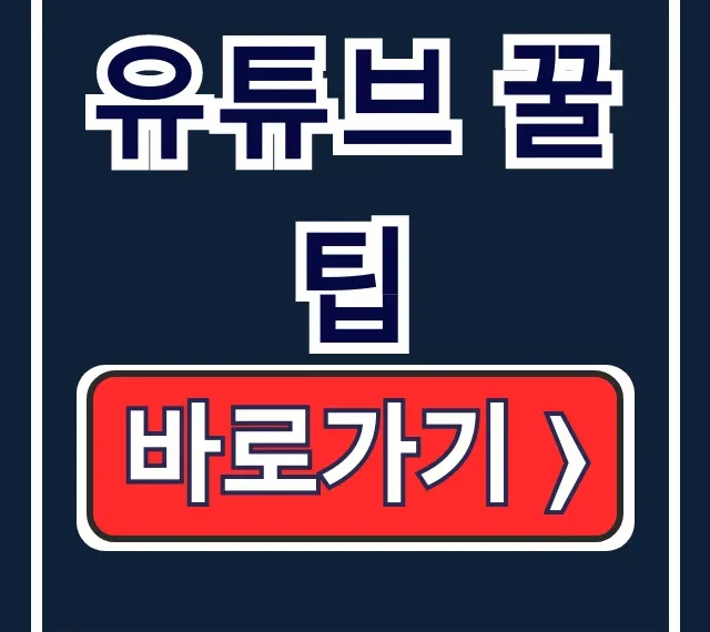 유튜브 꿀팁: 광고 자막 이름 변경법