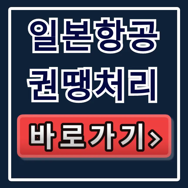 일본항공권땡처리 숨은 최저가 찾는 꿀팁!