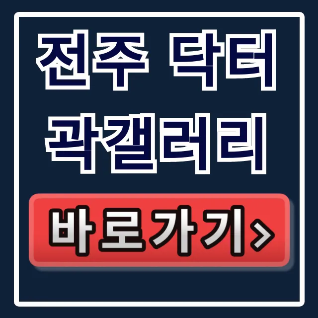 전주 닥터곽갤러리: 주소, 운영시간, 주차 총정리