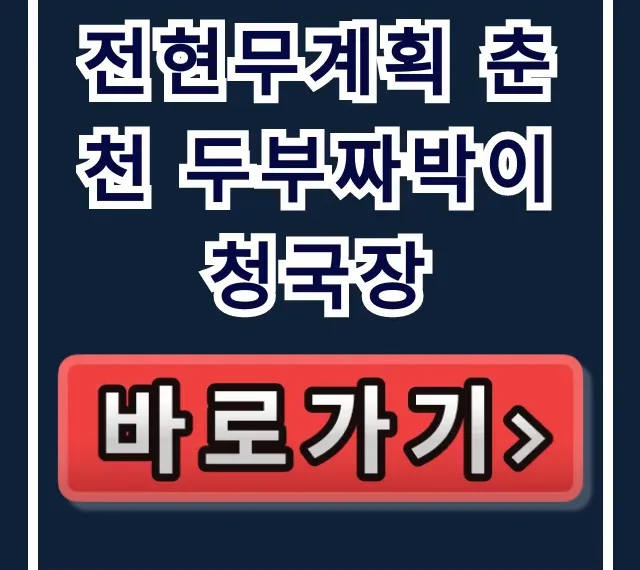 전현무계획 춘천 두부짜박이 청국장 손흥민 단골 춘천 맛집