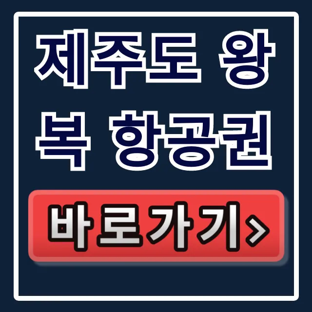 제주도 왕복 항공권 최저가 예약 완벽 가이드 제주도 왕복 항공권 최저가 예약 완벽 가이드