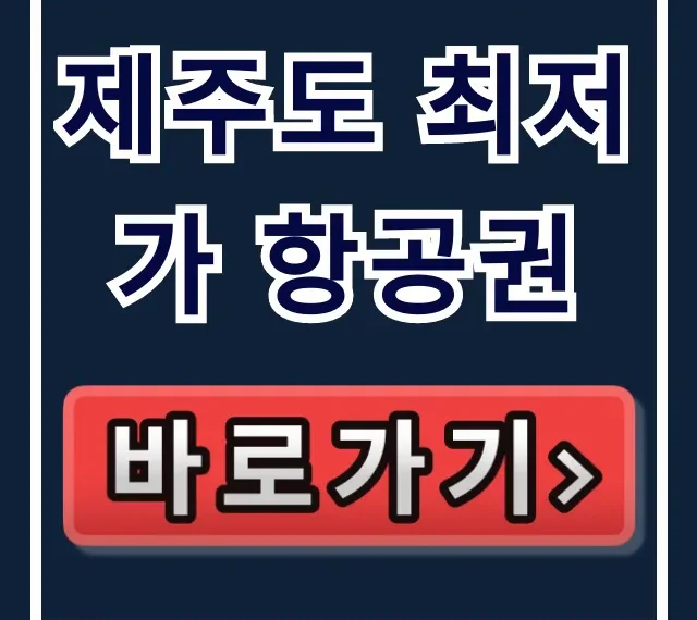 제주도 최저가 항공권 예약 꿀팁 총정리 제주도 최저가 항공권 예약 꿀팁 총정리