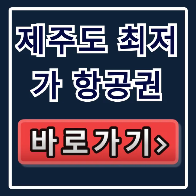 제주도 최저가 항공권 예약 꿀팁 총정리 제주도 최저가 항공권 예약 꿀팁 총정리