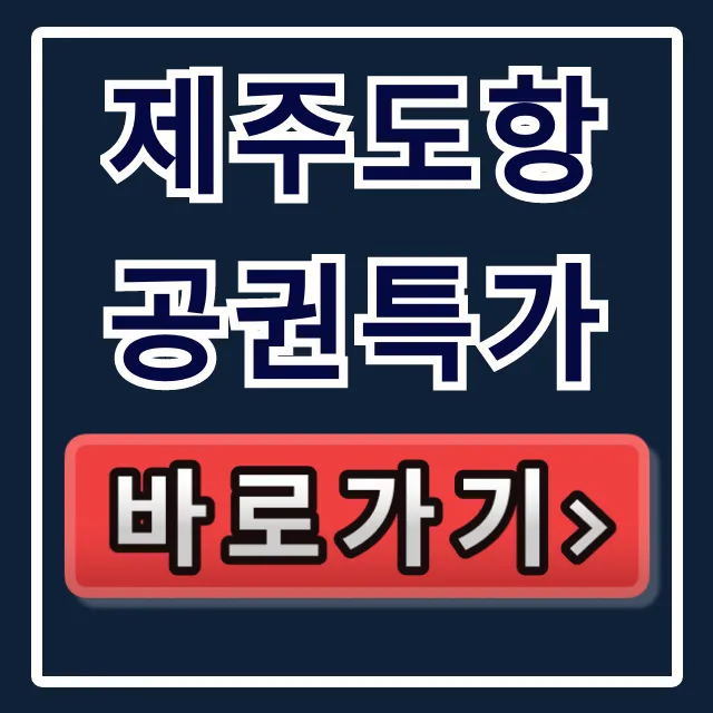 제주도항공권특가 최저가 예약 꿀팁 총정리 제주도항공권특가 최저가 예약 꿀팁 총정리