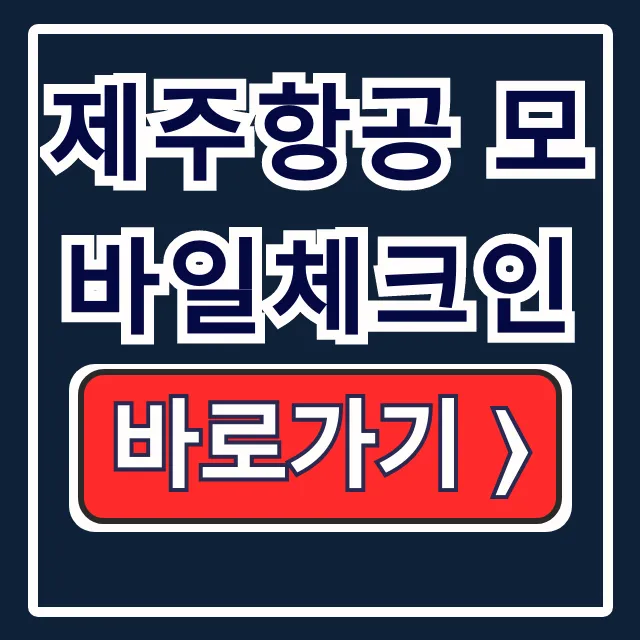 제주항공 모바일체크인 셀프백드랍 모바일 탑승권 방법 제주항공 모바일체크인 셀프백드랍 모바일 탑승권 방법