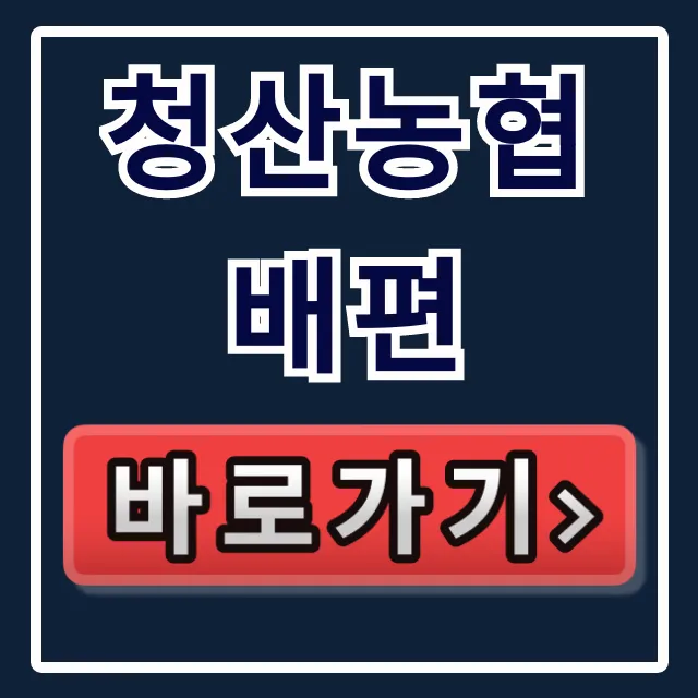 청산농협 배편 시간표 요금 예매 완벽 가이드