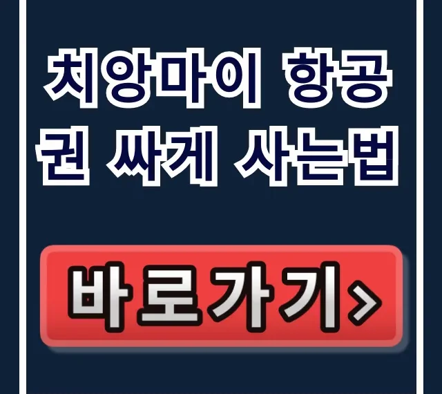 치앙마이 항공권 싸게 사는법, 직원이 알려준 숨은 특가! 치앙마이 항공권 싸게 사는법, 직원이 알려준 숨은 특가!