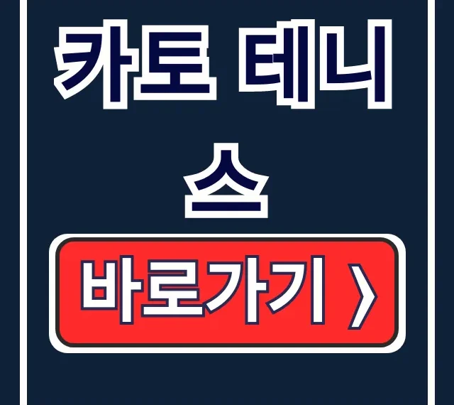 카토 테니스 일정 랭킹 홈페이지 종합 카토 테니스 일정 랭킹 홈페이지 종합