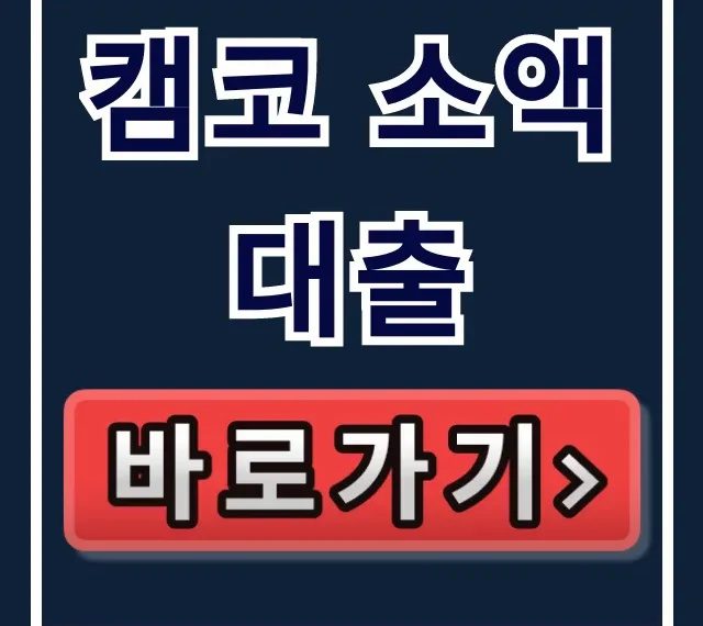 캠코 소액대출 무직 총정리! 부결 없이 받는 법