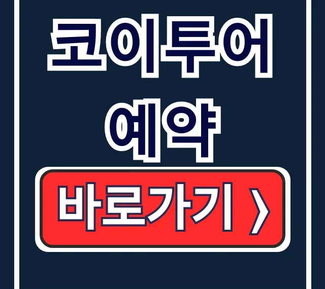 코이투어 예약: 베트남 여행 홈페이지/카톡으로 1분만에! 코이투어 예약: 베트남 여행 홈페이지/카톡으로 1분만에!