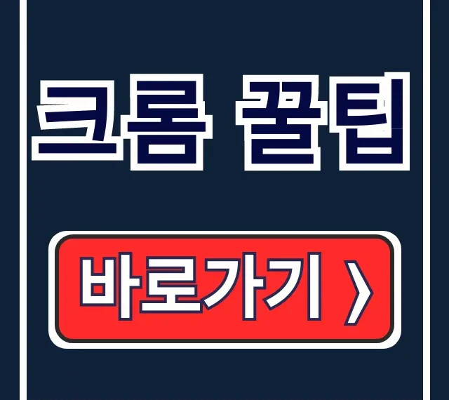 크롬 꿀팁 총정리! 바로가기, 즐겨찾기, 기록삭제 크롬 꿀팁 총정리! 바로가기, 즐겨찾기, 기록삭제
