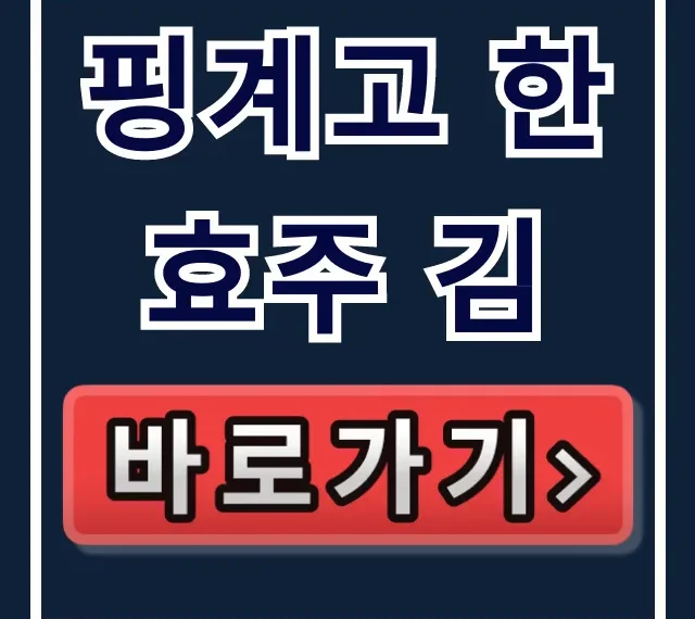 핑계고 한효주 김 택배 주문 총정리 핑계고 한효주 김 택배 주문 총정리