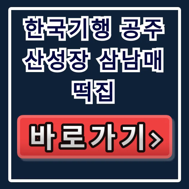 한국기행 공주 산성장 삼남매 떡집, 쑥밤시루 택배 주문 한국기행 공주 산성장 삼남매 떡집, 쑥밤시루 택배 주문