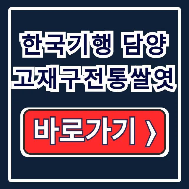 한국기행 담양 고재구전통쌀엿 택배 주문 위치 총정리 한국기행 담양 고재구전통쌀엿 택배 주문 위치 총정리