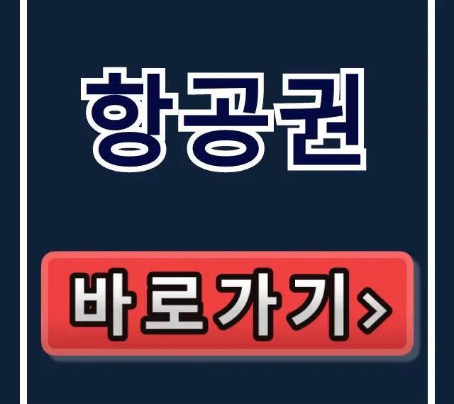 항공권 최저가 조회! 예매 꿀팁 항공권 최저가 조회! 예매 꿀팁