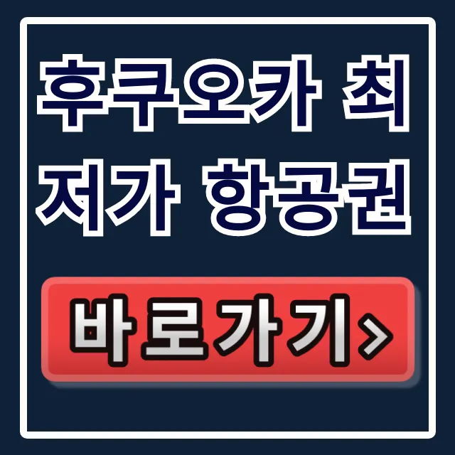 후쿠오카 최저가 항공권 예매 꿀팁 총정리 후쿠오카 최저가 항공권 예매 꿀팁 총정리