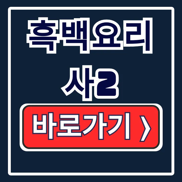 흑백요리사2 식당 리스트, 예약, 시즌2 정보 총정리 흑백요리사2 식당 리스트, 예약, 시즌2 정보 총정리