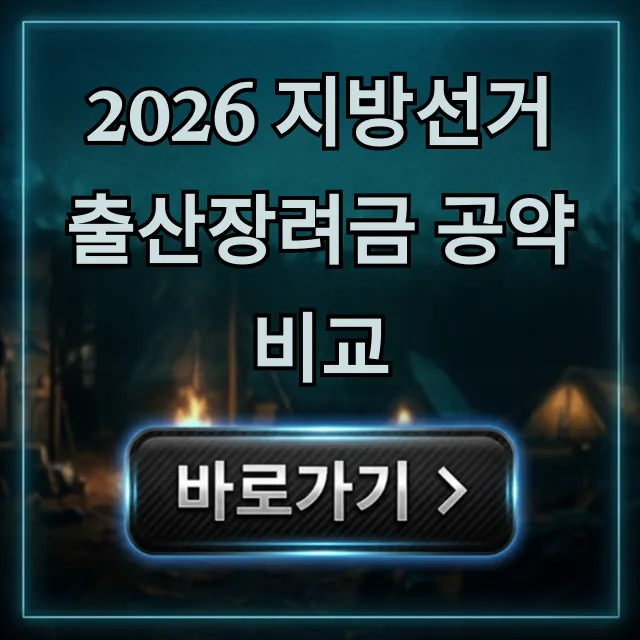 2026 지방선거 출산장려금 공약 비교! 최대 혜택은? 2026 지방선거 출산장려금 공약 비교! 최대 혜택은?