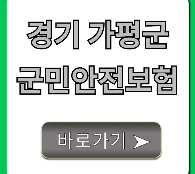 경기 가평군 군민안전보험 신청 방법과 보장 완벽 가이드