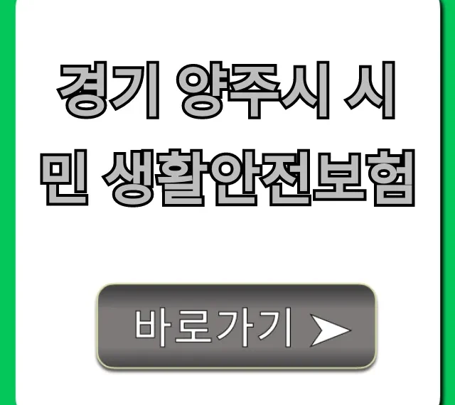 경기 양주시 시민 생활안전보험 무료 신청 방법 경기 양주시 시민 생활안전보험 무료 신청 방법