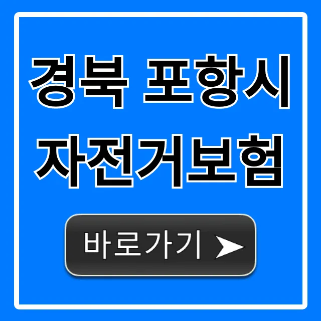 경북 포항시 자전거보험: 보장부터 신청까지 완벽 가이드